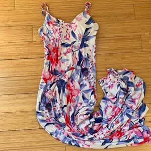 Jennifer Lopez Floral Maxi